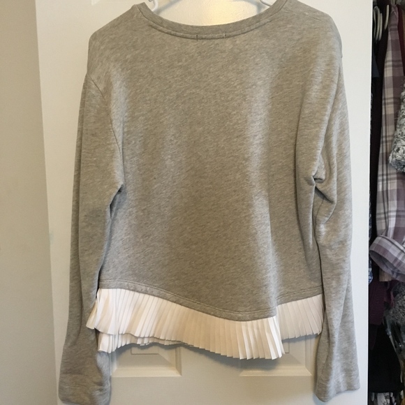 J.Crew Sweatshirt with Ruffles - Picture 3 of 5